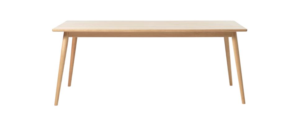 Eettafel Barrali Naturel Eiken 90x190cm - Giga Living