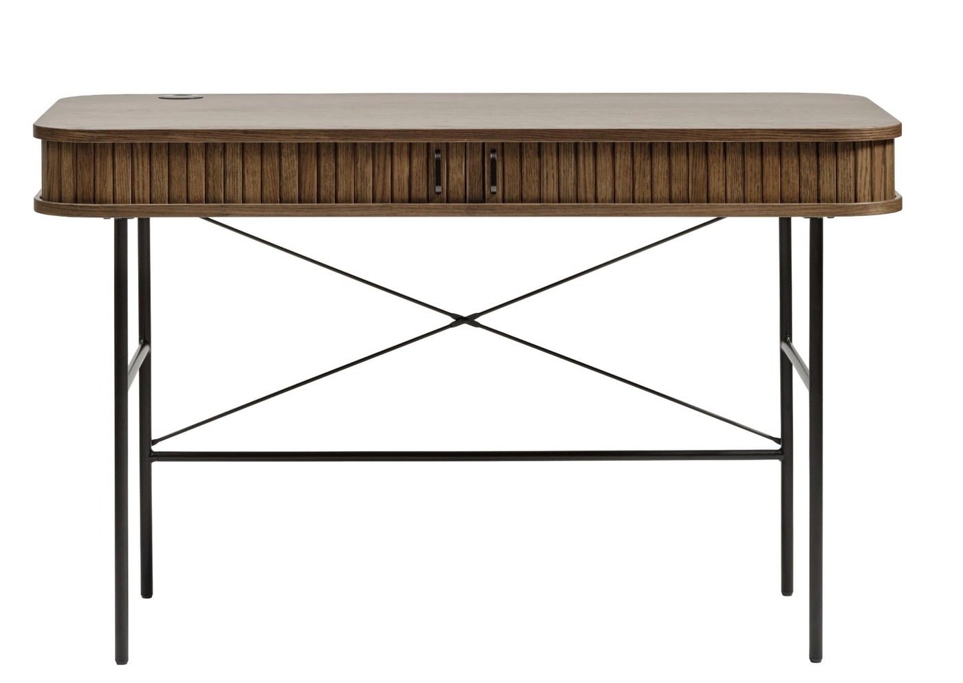 Bureau Smoked Eikenhout - 60x120cm - Bureau Nola - Giga Living