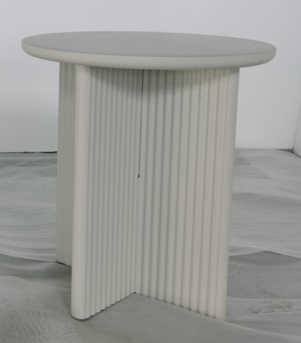 Sidetable Palma Greige Mdf Ø50cm - Giga Living