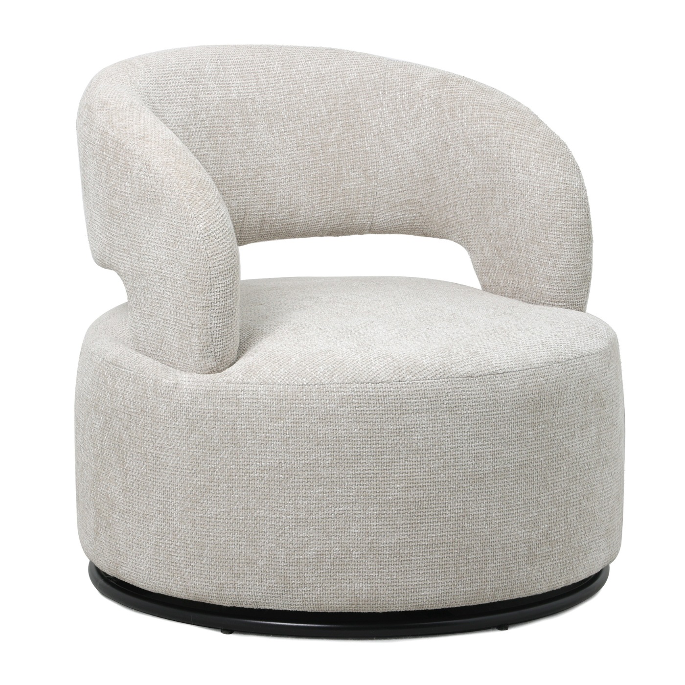 Draaifauteuil Eliza Beige - Giga Meubel