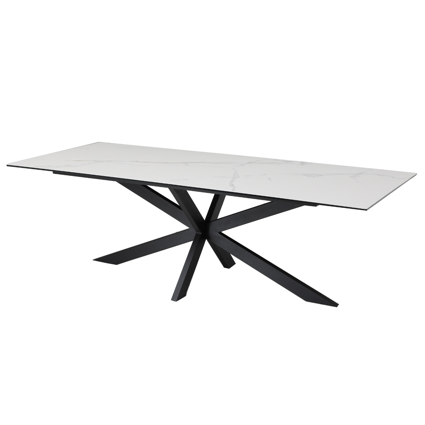 Eettafel Alesso Keramisch Wit 200cm - Giga Meubel