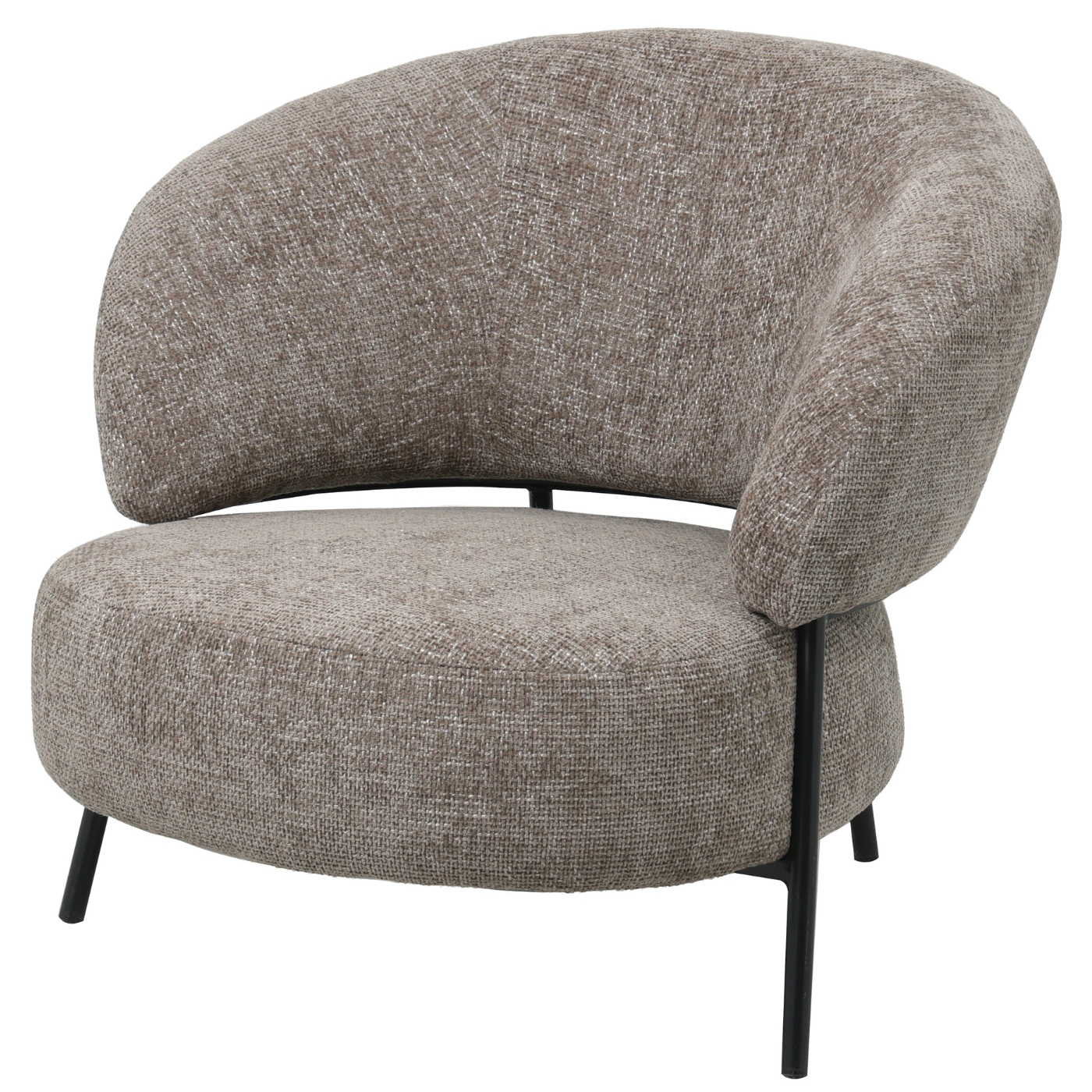 Fauteuil Jennie Taupe - Giga Meubel