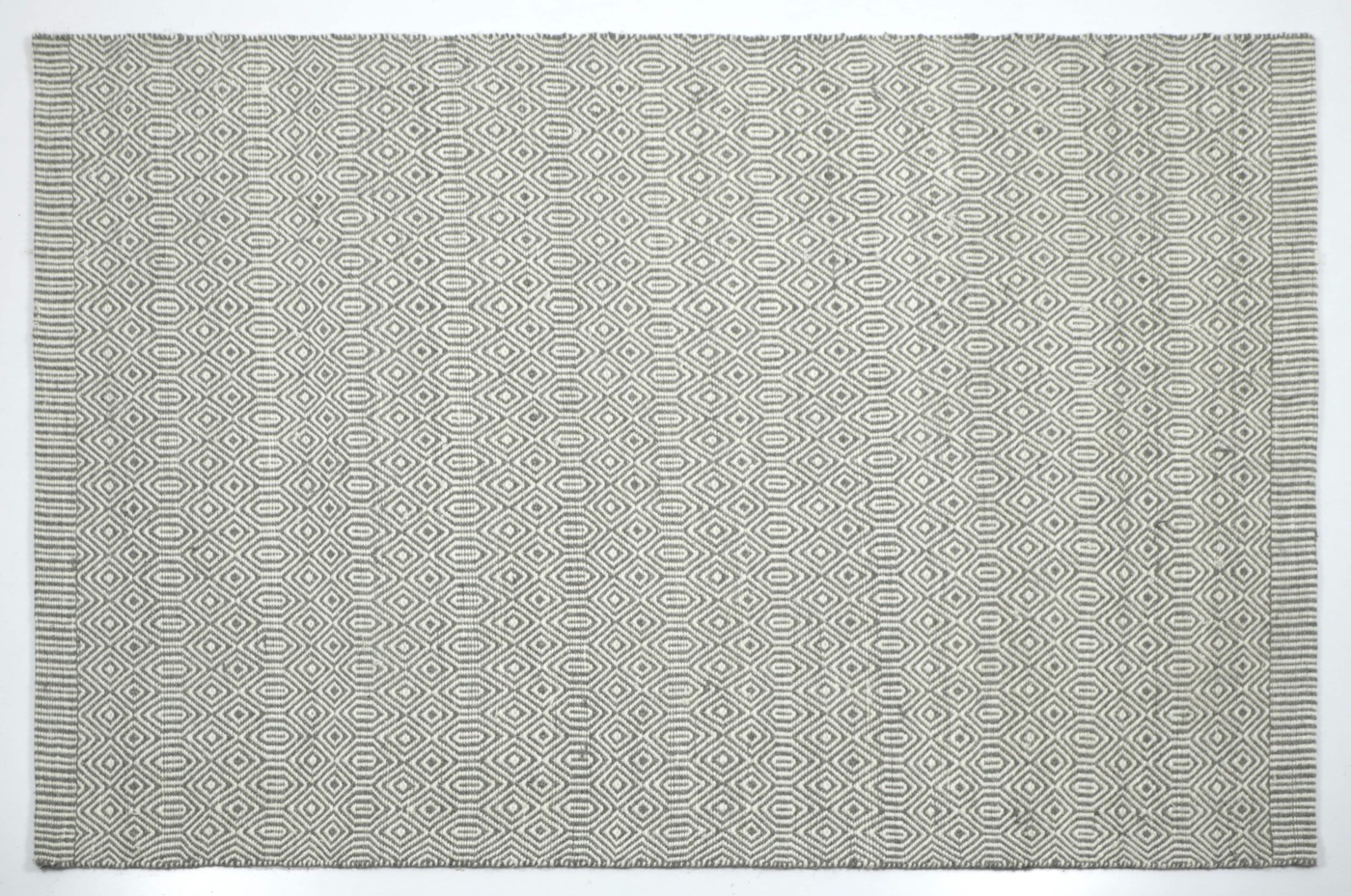 Vloerkleed 160x230cm - Grijs/Naturel - Kleed Kiana - Giga Living