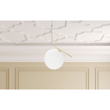 Mauro Ferretti Hanglamp Glamy Wit/Goud