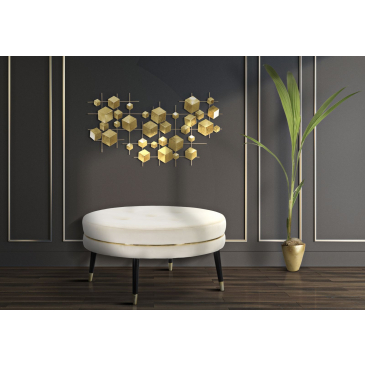 Mauro Ferretti Wanddecoratie Abstract Goud 90cm