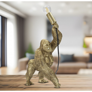Mauro Ferretti Tafellamp Gorilla Goud