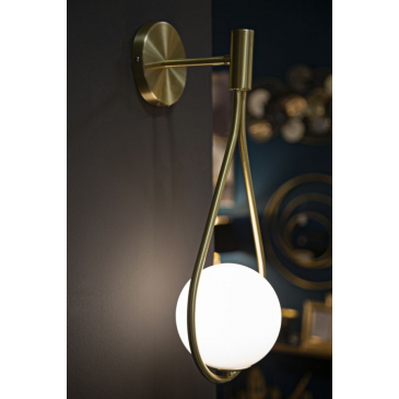 Mauro Ferretti Wandlamp Glamy Drop Goud