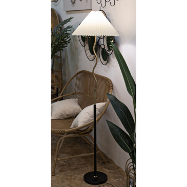 Mauro Ferretti Vloerlamp Closy Goud/Zwart