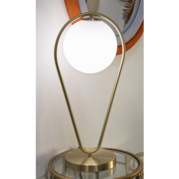 Mauro Ferretti Tafellamp Glamy Drop Goud