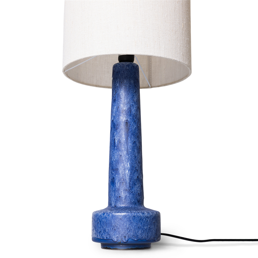 Hkliving Lamp Retro Stoneware Base Blauw kopen? ⏩ - Giga Meubel